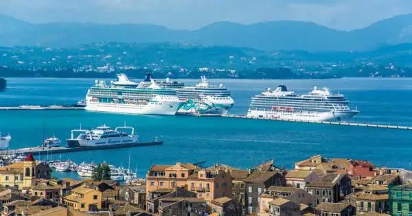 cruise ship port schedule corfu